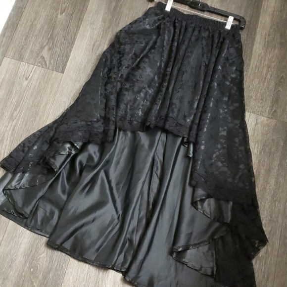 Burleska Dresses & Skirts - High Low Lace Burlesque Maxi Skirt Burleska Dresses & Skirts - High Low Lace Burlesque Maxi Skirt